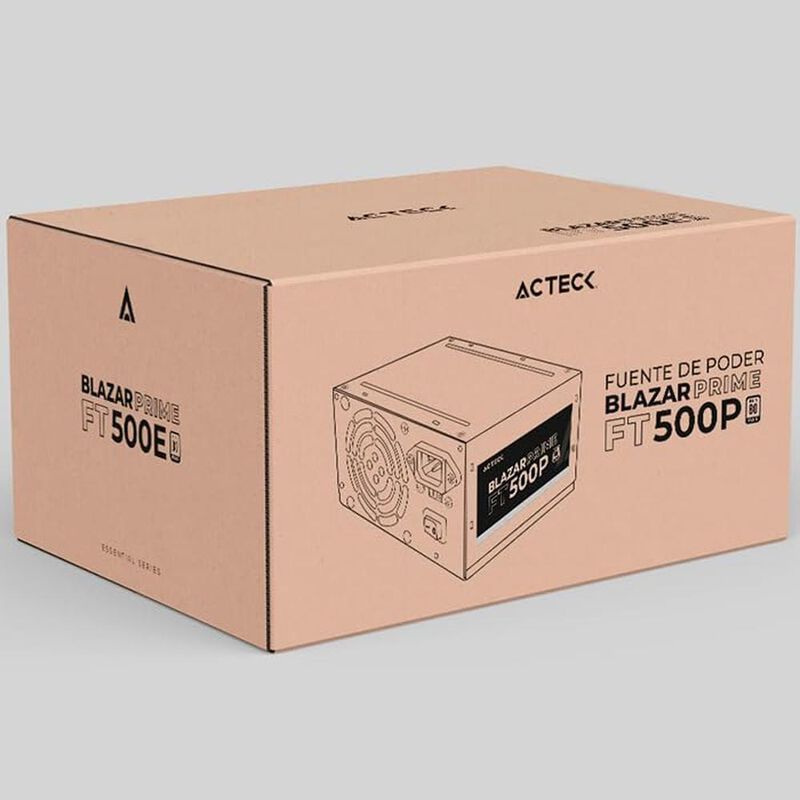 Fuente de Poder Acteck Ac-938143 20+4 pin Atx 8... image number null