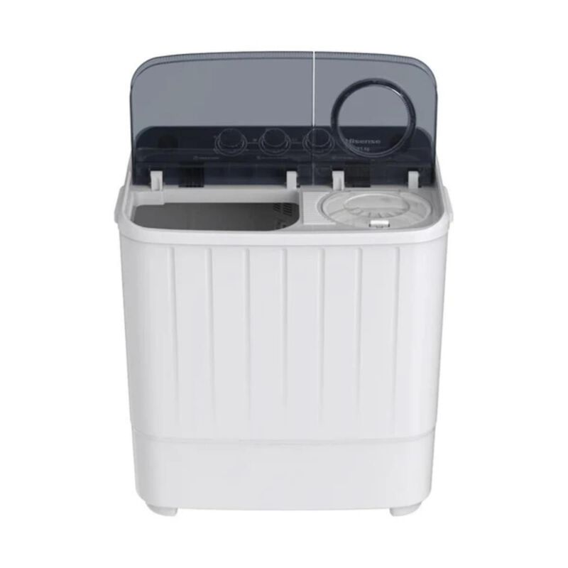 Lavadora Hisense 11 Kilos Doble Tina Blanca Wsa... image number null