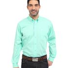 Camisa Cinch Big Classic Fit De Manga Larga Verde 3XL