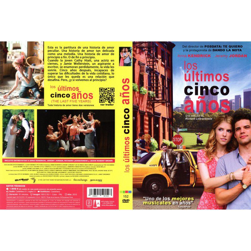 Los &Uacute;ltimos Cinco A&ntilde;os [dvd] (2014) The Last Fi... image number null