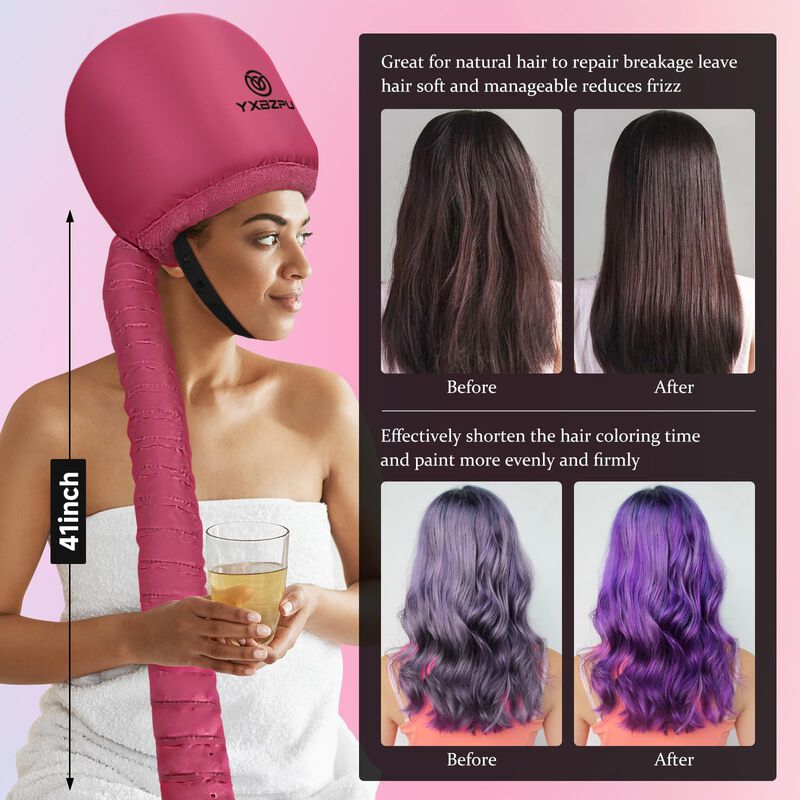 Capucha Para Secador De Pelo Yxbzpu 71 Cm Rosa ... image number null