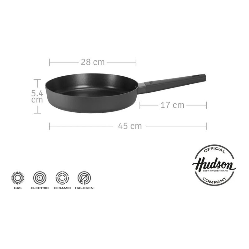 Sart&eacute;n HUDSON DAY16 28 cm Aluminio Antiadherent... image number null