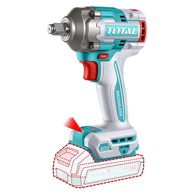 Llave de impacto inal&aacute;mbrica 1/2&rdquo; 20 V sin carb... image number null