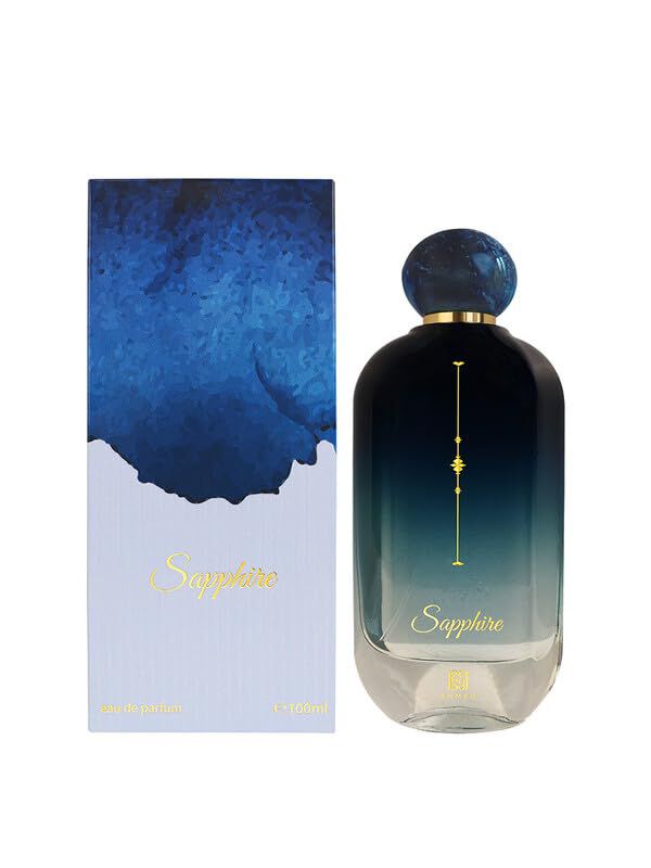 Perfume Ahmed Sapphire Eau De Parfum, 100 Ml, D... image number null
