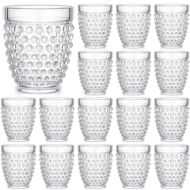Vasos De Bebida Tanlade 16 Piezas 300 ml Acr&iacute;li... image number null