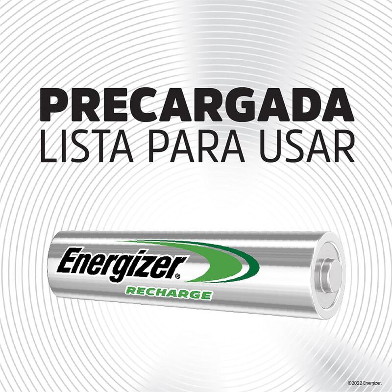 Cargador Universal Pilas Energizer + 4 Pilas Re... image number null