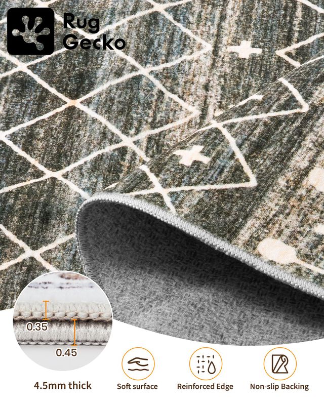 Alfombra Miukiki 244x254 Cm Lavable Antidesliza... image number null