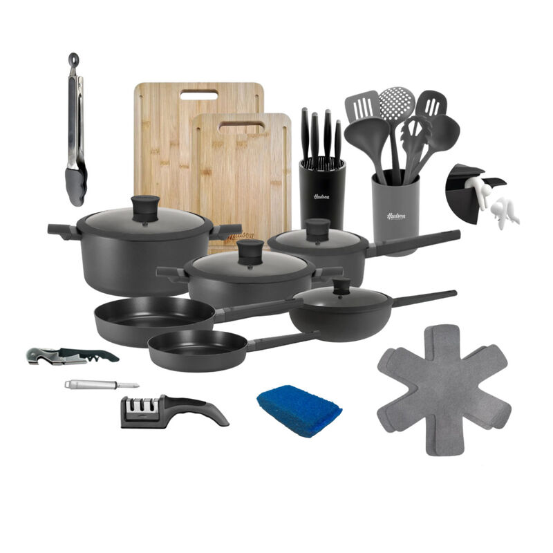 Bater&iacute;a HUDSON Mega Set Ollas Cuchillos Utensil... image number null