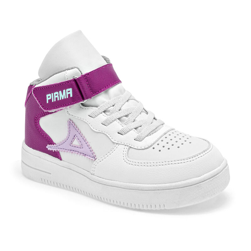 Pirma Tenis urbano para ni&ntilde;a blanco fucsia lila... image number null