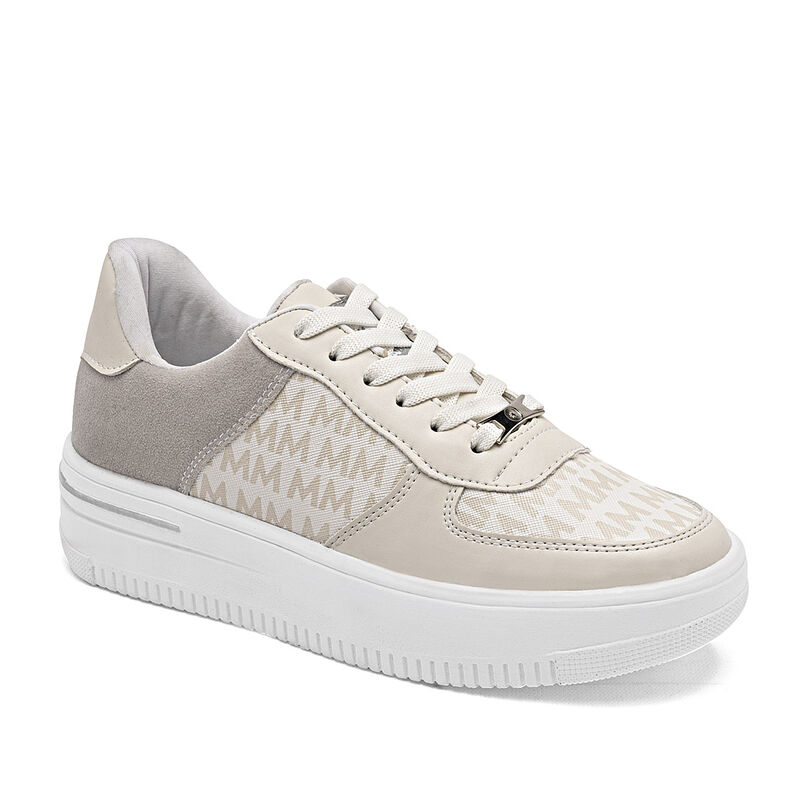 Moramora Tenis urbano para mujer beige image number null