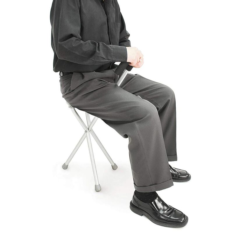 Baston Con Asiento Banco Pegable | Bastones Par... image number null