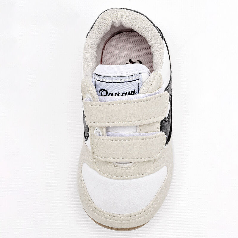 Panam Tenis para bebé niño. Late blanco negro image number null