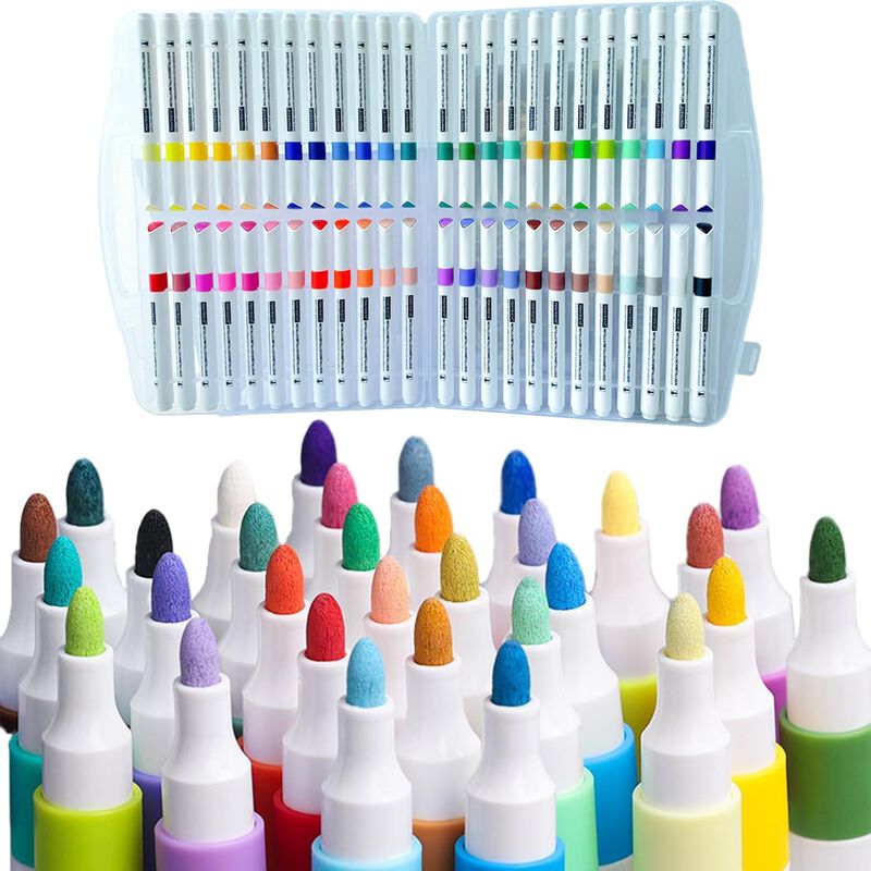 Marcadores Acr&iacute;licos Pentrista 48 Colores Punta... image number null