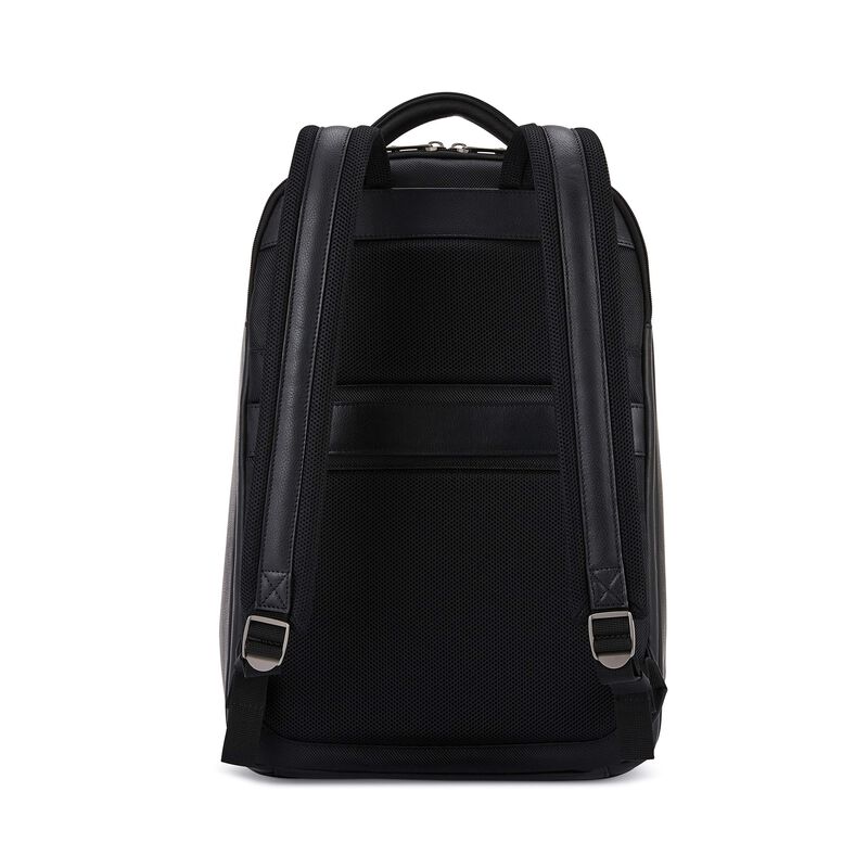 Mochila Samsonite Classic De Piel Negra Para Po... image number null