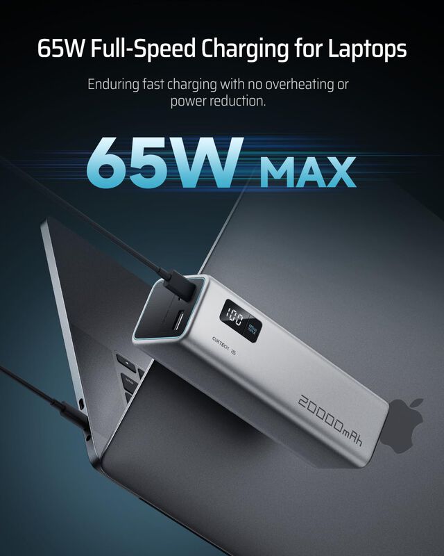 Bater&iacute;a Externa Cuktech 20000 Mah 85 W Para Mac... image number null