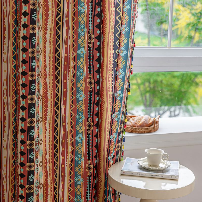 Cortinas Erbnaryx Boho, Geom&eacute;tricas, Semiopacas... image number null