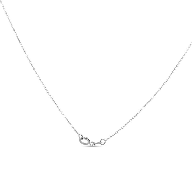 Dije Oro Blanco 14k Zirconia Amatista Edici&oacute;n L... image number null