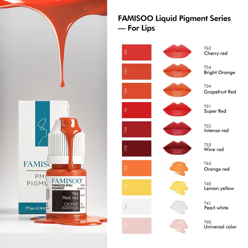 Tinta Pmu Famisoo 5 ml T61 Rosa Suave image number null