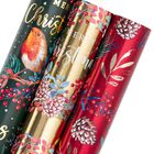 Rollo De Papel De Regalo Navide&ntilde;o Wrapaholic 3 Rollos 43x305 Cm