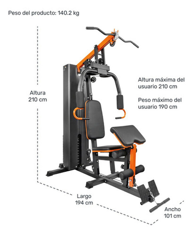 Gimnasio Multiestación Multifuncional Ejercicio... image number null