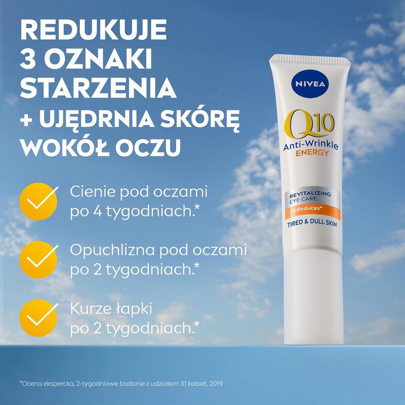 Crema De Ojos Nivea Q10 Plusc Antiarrugas + Ene... image number null
