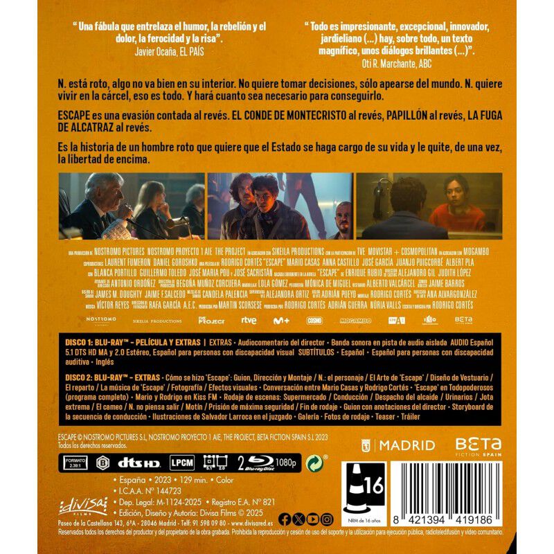 Escape [Blu-ray] (2024) image number null