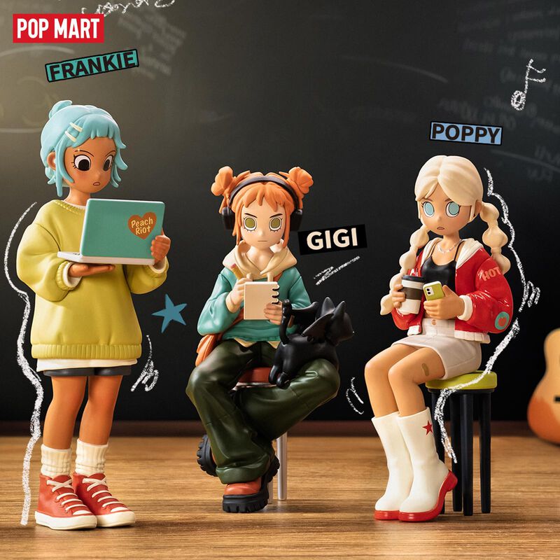 Figuras De Acci&oacute;n Pop Mart Peach Riot Rise Up S... image number null
