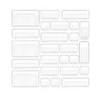 Organizador de Cajones 25 Piezas de Plastico Bluelander