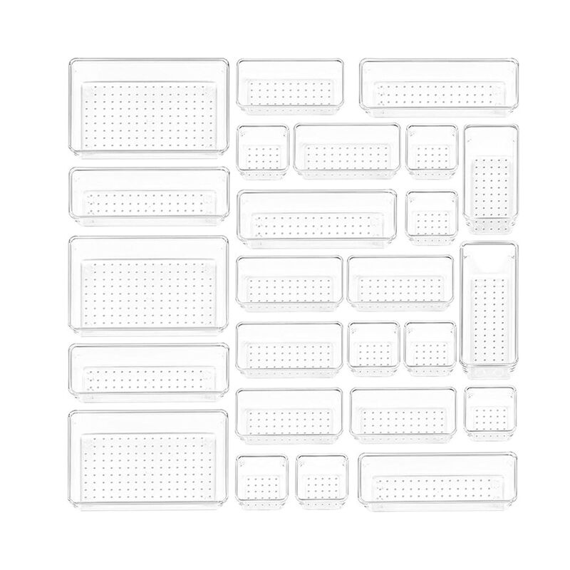 Organizador de Cajones 25 Piezas de Plastico Bl... image number null