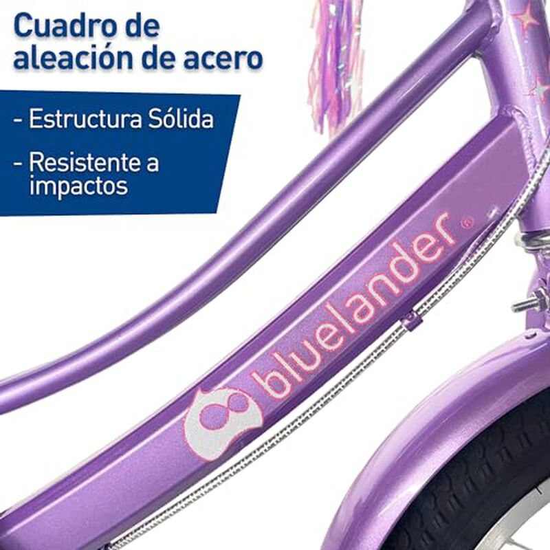 Bicicleta Infantil para Ni&ntilde;a Rodada 16 con Rued... image number null
