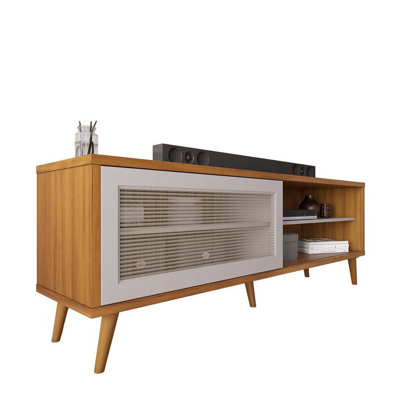 Mueble Para Tv Rack 60 Pulgad Bancada Puerta Co... image number null