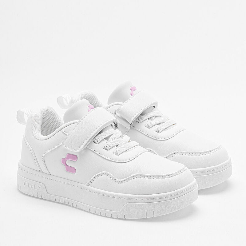Charly Tenis Para Ni&ntilde;a Blanco Cod 131606-d image number null
