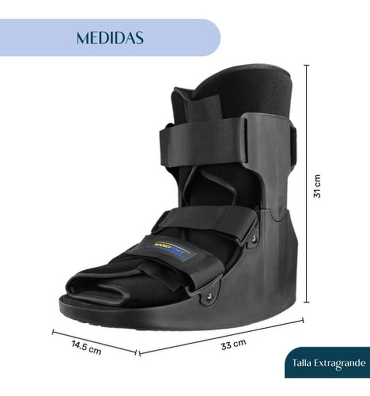Bota Ortopedica Corta InM&oacute;vilizador Tobillo Fer... image number null
