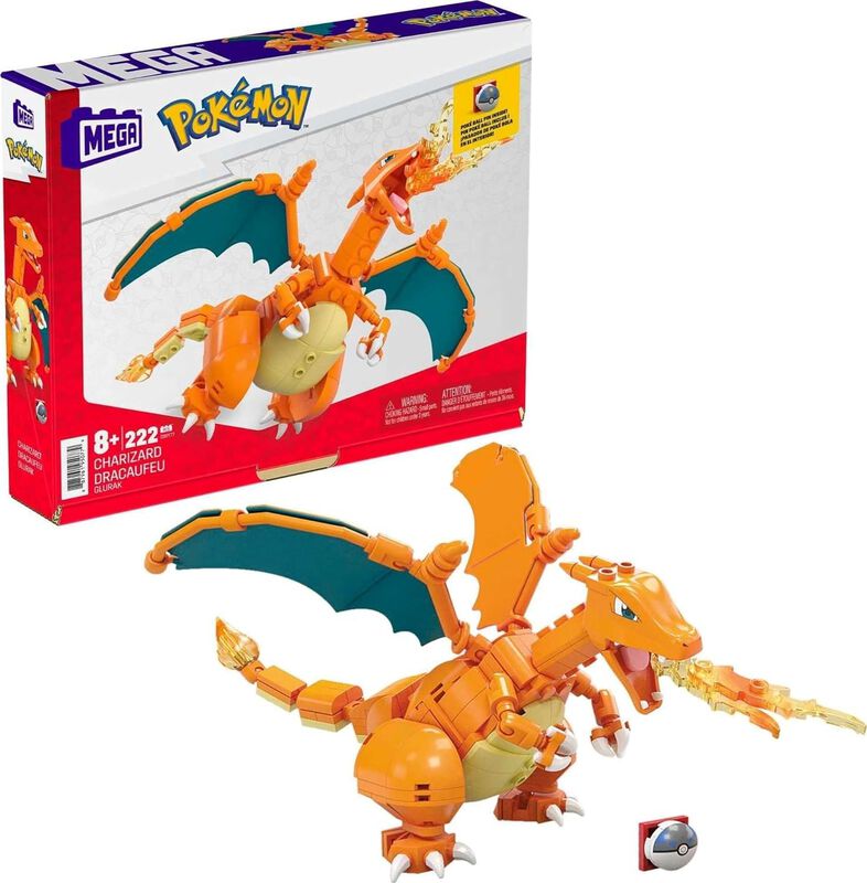 Set De Juguetes De Construcci&oacute;n Mega Pok&eacute;mon Ch... image number null