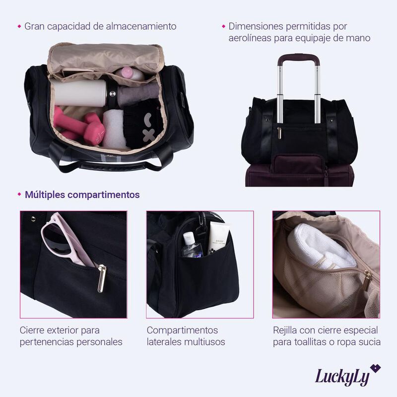 Maleta Deportiva Gym, Bolsa Viaje De Mano Carry... image number null