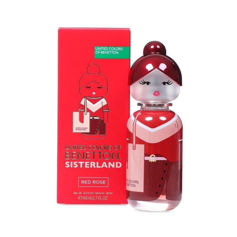 Benetton Sisterland Red Rose 80ml Eau de Toilet... image number null