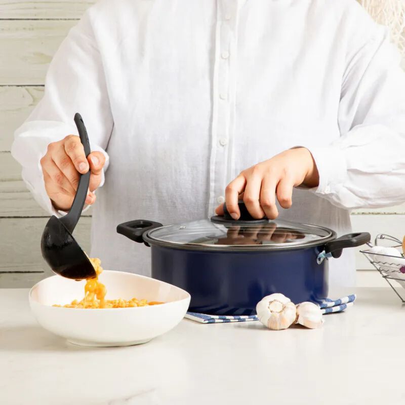 Batería  azul clásica 6 piezas marca ekco 18917... image number null