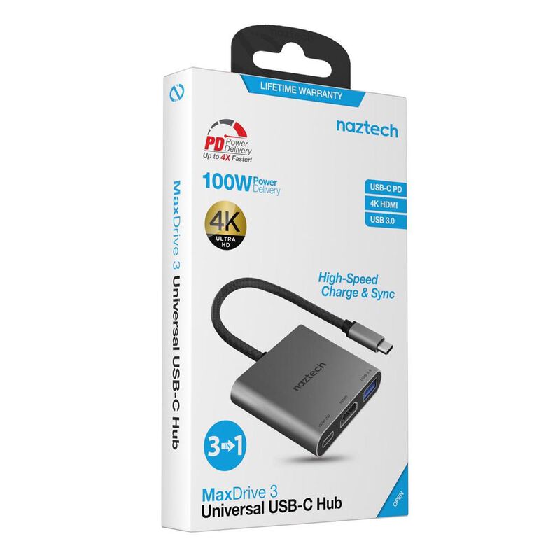 Cable Adaptador HUB NAZTECH USB-C HDMI para tel... image number null