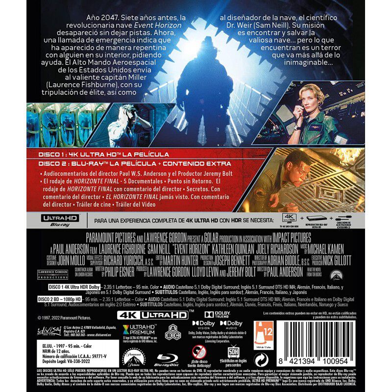 Horizonte Final (4K UHD + Blu-ray) [Blu-ray] image number null