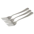 Tenedor De Cena Chef Craft 19 cm, Juego De 3 Piezas De Acero Inoxidable