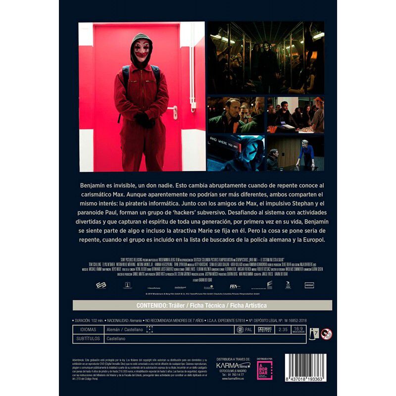 &iquest;Qui&eacute;n soy?: Ning&uacute;n sistema es seguro [DVD] (20... image number null
