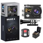 C&aacute;mara De Acci&oacute;n Akaso Brave 4 4k, 30 Fps, 20 Mp, Wifi Con Eis, 40 M, Resistente Al Agua