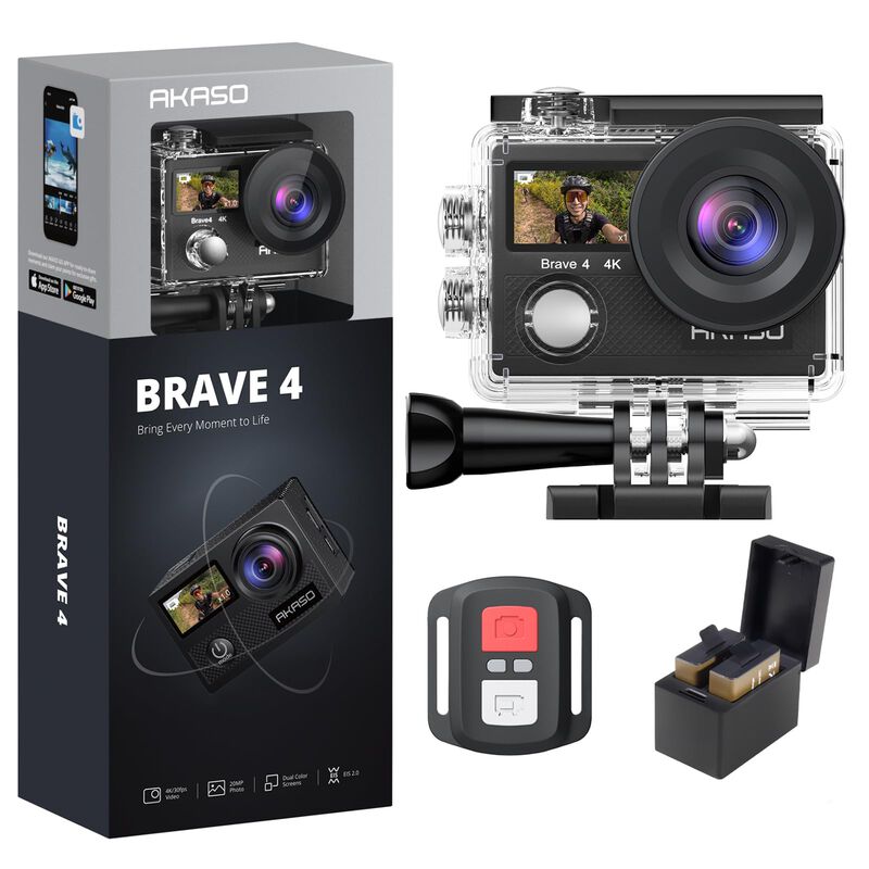 C&aacute;mara De Acci&oacute;n Akaso Brave 4 4k, 30 Fps, 20 M... image number null