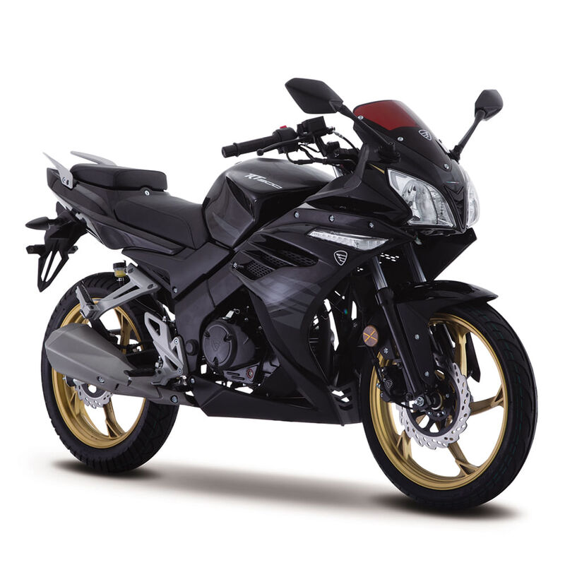 Motocicleta Deportiva Italika RT200 Negra image number null