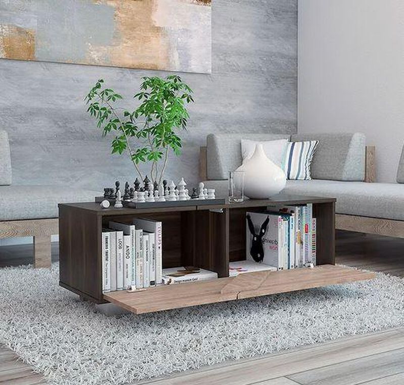 Mesa De Centro Ariel, Caoba Y Miel, Virtual Mue... image number null