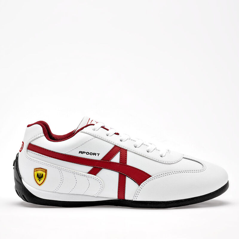 Apoort tenis para mujer blanco rojo cod 141999-... image number null