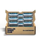 Cartuchos De Recarga Para Razor Dollar Shave Club, 6 Hojas, 12 Unidades
