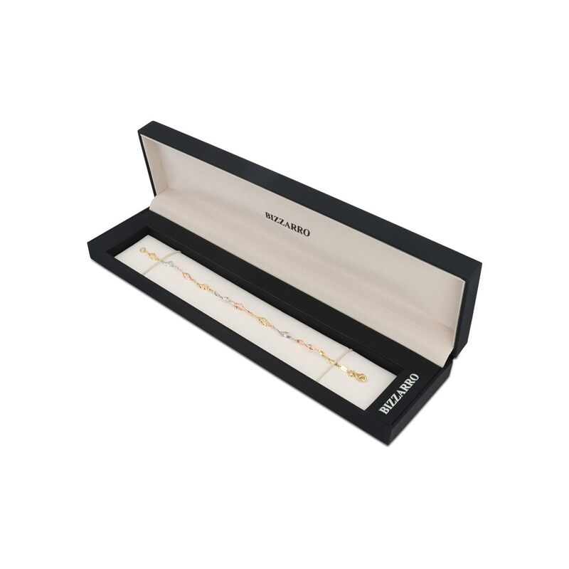 Pulsera De Oro Florentino 14k (19cm Aprox) image number null