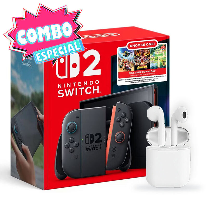 Combo Consola Nintendo Switch 2 (Elige 1 de 3 j... image number null