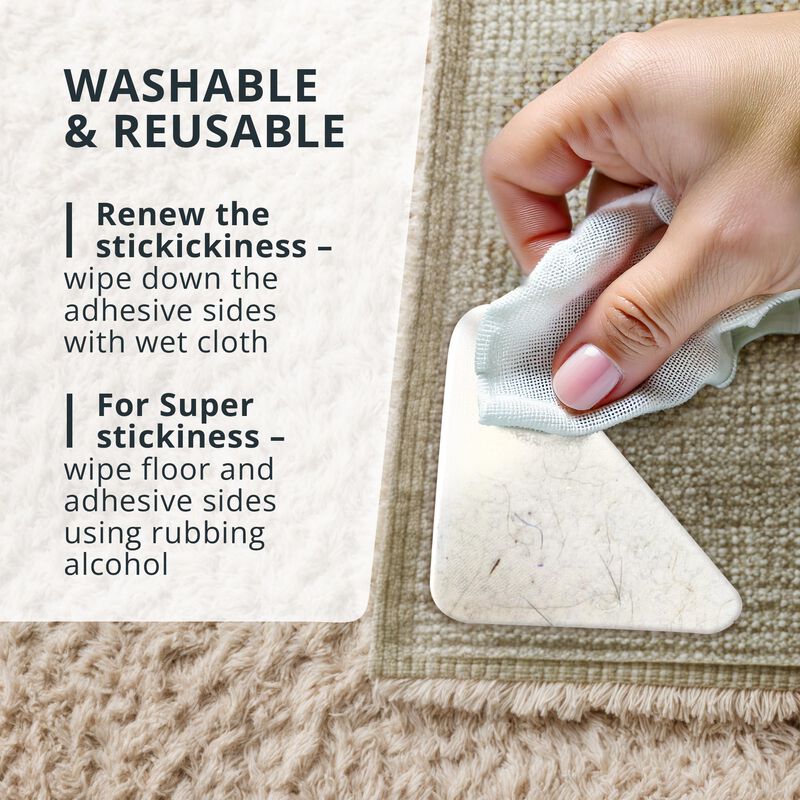 Cinta Para Alfombras X-protector 8 Piezas Ganch... image number null